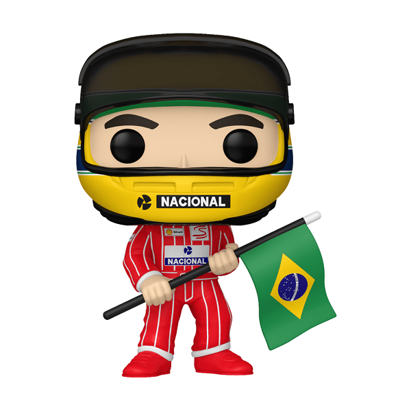 *Pre-order* Formula 1 - Ayrton Senna w/Flag Pop! Vinyl (ETA October) - Gametraders Modbury Heights