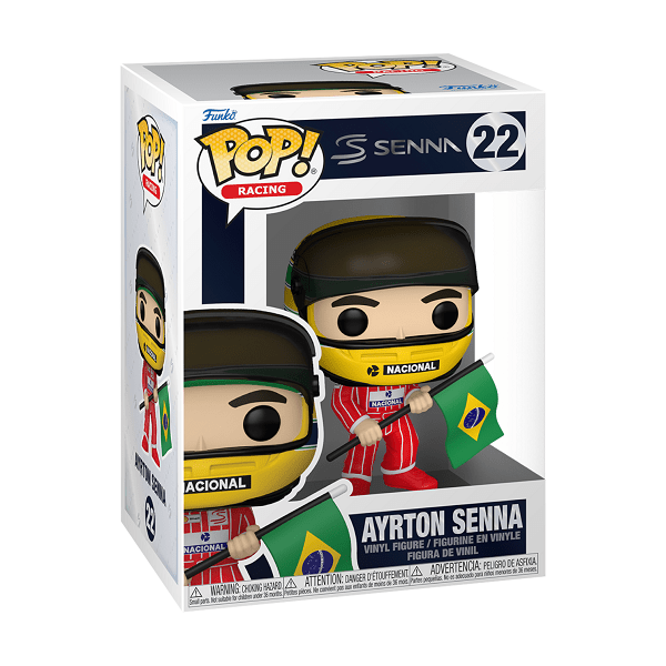 *Pre-order* Formula 1 - Ayrton Senna w/Flag Pop! Vinyl (ETA October) - Gametraders Modbury Heights