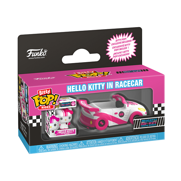 *Pre - order* Hello Kitty - Hello Kitty w/Racecar Bitty Pop! Ride (ETA November) - Gametraders Modbury Heights