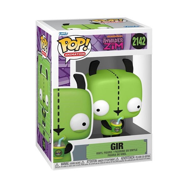 *Pre - order* Invader Zim - GIR (with Drink) Pop! Vinyl (ETA September) - Gametraders Modbury Heights