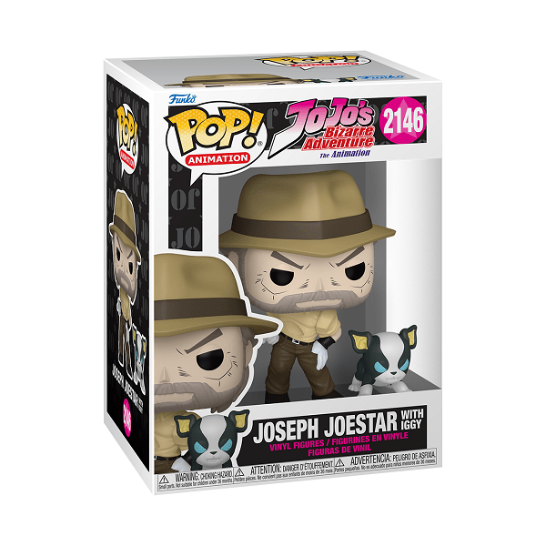 *Pre - order* Jojo's Bizarre Adventure - Joseph w/Iggy Pop! Vinyl (ETA November) - Gametraders Modbury Heights