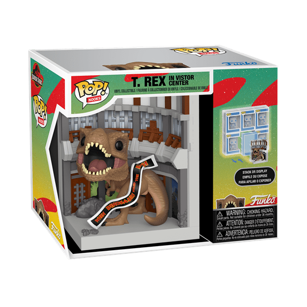 *Pre-order* Jurassic Park - T-Rex in Visitor's Center Pop! Nook (ETA September) - Gametraders Modbury Heights