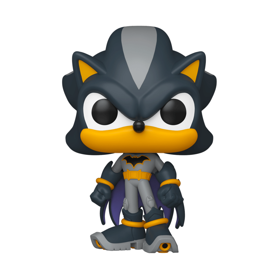 *Pre - order* Justice League X Sonic the Hedgehog - Shadow as Batman Pop! Vinyl (ETA August) - Gametraders Modbury Heights