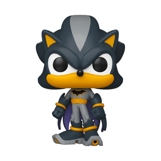*Pre - order* Justice League X Sonic the Hedgehog - Shadow as Batman Pop! Vinyl (ETA August) - Gametraders Modbury Heights