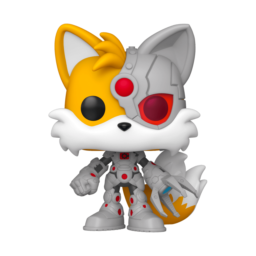 *Pre - order* Justice League X Sonic the Hedgehog - Tails as Cyborg Pop! Vinyl (ETA August) - Gametraders Modbury Heights