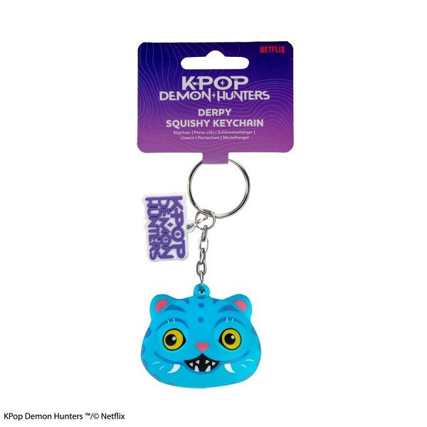 *Pre-order* KPop Demon Hunters - Derpy Squishy Keychain (ETA July) - Gametraders Modbury Heights