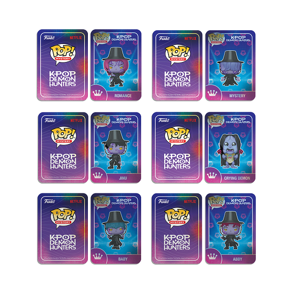 *Pre-order* KPop Demon Hunters – Mystery Pop! Vinyl Blind Box Assortment (Display of 6) (ETA August) - Gametraders Modbury Heights