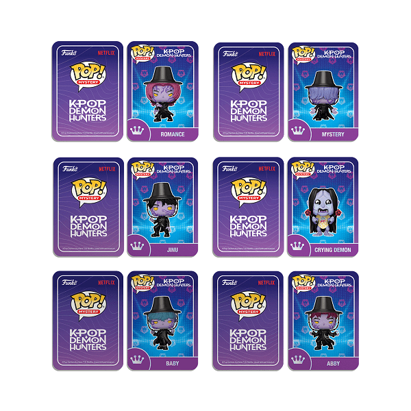*Pre-order* KPop Demon Hunters – Mystery Pop! Vinyl Blind Box Assortment (Display of 6) (ETA August) - Gametraders Modbury Heights