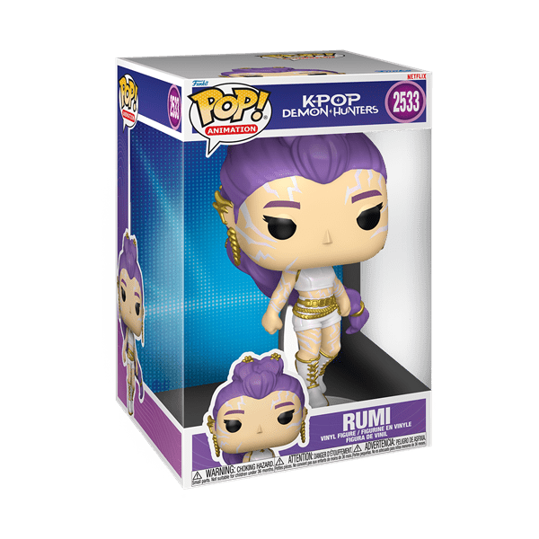 *Pre-order* KPop Demon Hunters - Rumi 10" Pop! Vinyl (ETA September) - Gametraders Modbury Heights