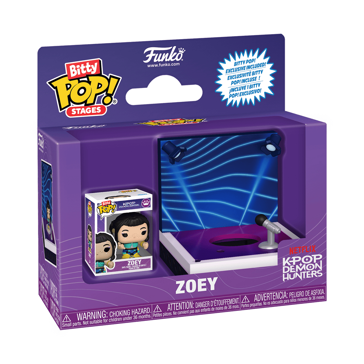 *Pre-order* KPop Demon Hunters - Zoey Bitty Pop! Stage (ETA September) - Gametraders Modbury Heights