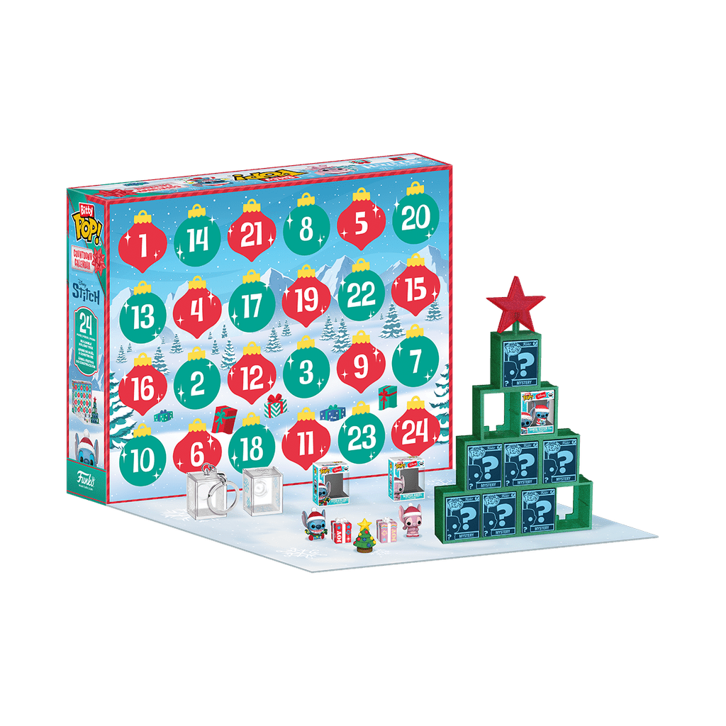 *Pre - order* Lilo & Stitch - Bitty Pop! Vinyl Holiday Countdown Calendar (ETA July) - Gametraders Modbury Heights