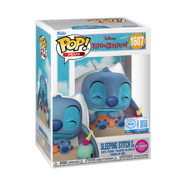 *Pre - order* Lilo & Stitch - Sleeping Stitch in Box (Flocked) Pop! Plus (ETA August) - Gametraders Modbury Heights