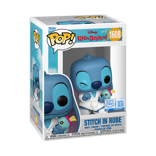 *Pre - order* Lilo & Stitch - Stitch in Robe Pop! Vinyl (ETA September) - Gametraders Modbury Heights