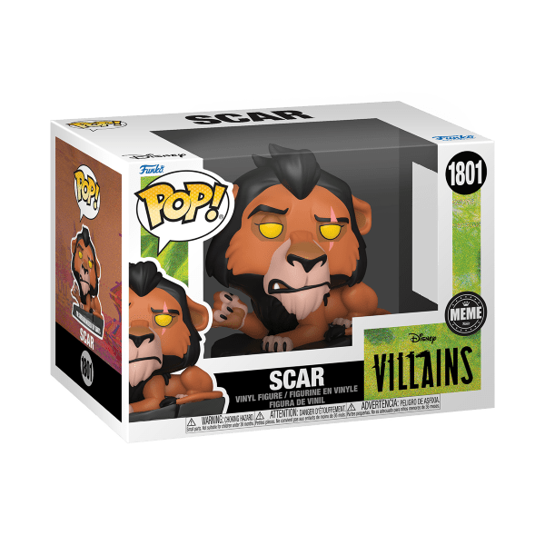 *Pre-order* Lion King - Scar Meme Pop! Vinyl (ETA September) - Gametraders Modbury Heights