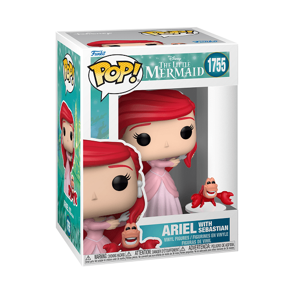 *Pre-order* Little Mermaid (1989) - Ariel w/Sebastian Pop! Vinyl (ETA June) - Gametraders Modbury Heights