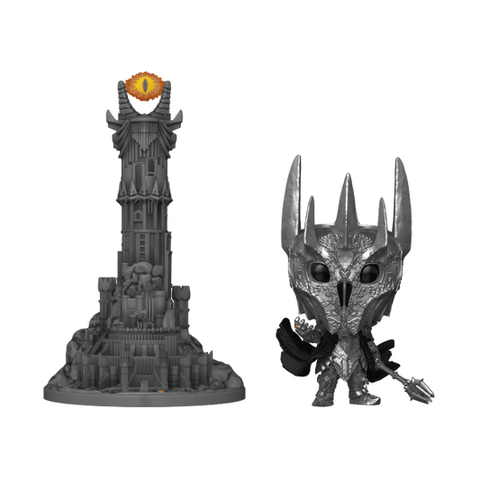 *Pre-order* Lord Of The Rings - Sauron w/Barad-Dur (Glow) Pop! Town (ETA November) - Gametraders Modbury Heights