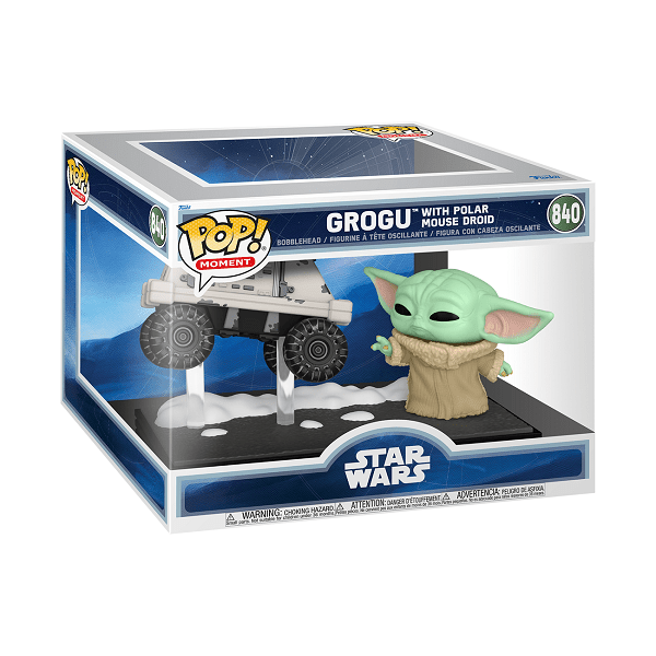 *Pre-order* Mandalorian & Grogu (2026) - Grogu w/Polar Mouse Driod Pop! Moment (ETA May) - Gametraders Modbury Heights