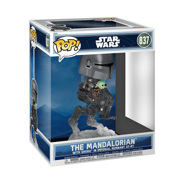 *Pre-order* Mandalorian & Grogu (2026) – Mandalorian w/Grogu on AT-RT Pop! Ride (ETA March) - Gametraders Modbury Heights