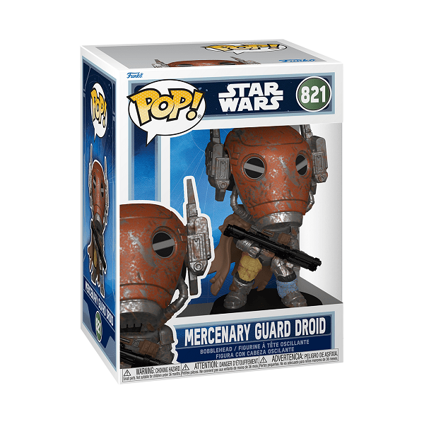 *Pre-order* Mandalorian & Grogu (2026) – Mercenary Guard Droid Pop! Vinyl (ETA March) - Gametraders Modbury Heights