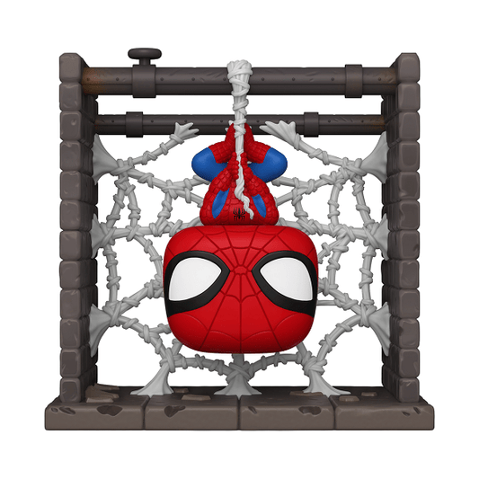 *Pre - order* Marvel Comics - Spiderman in Webs Pop! Vinyl Deluxe (ETA March) - Gametraders Modbury Heights