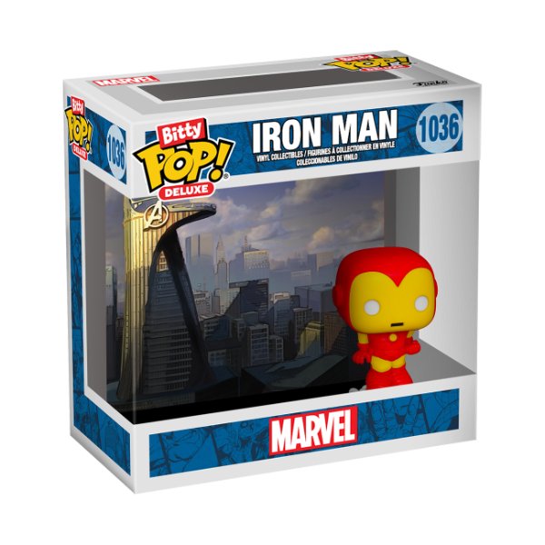 *Pre - order* Marvel - Iron Man (Avengers Tower) Bitty Pop! Vinyl DLX (ETA June) - Gametraders Modbury Heights