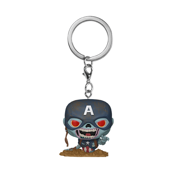 *Pre - order* Marvel: Zombies - Zombie Captain America Pop! Keychain (ETA August) - Gametraders Modbury Heights