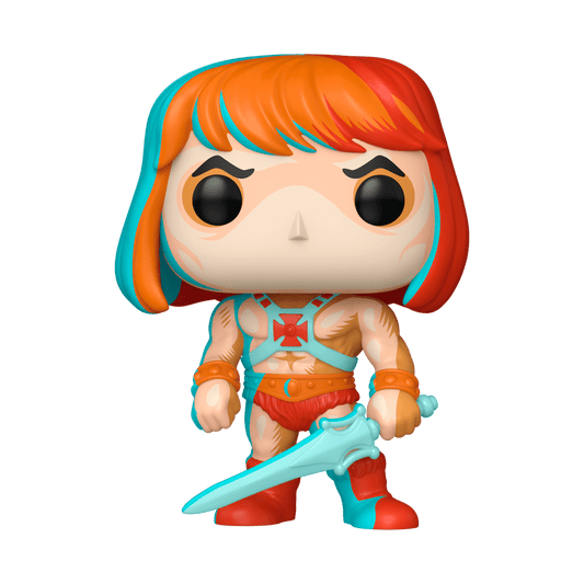 *Pre - order* MotU - He - Man (Retro Neon Deco) Pop! Vinyl (ETA November) - Gametraders Modbury Heights