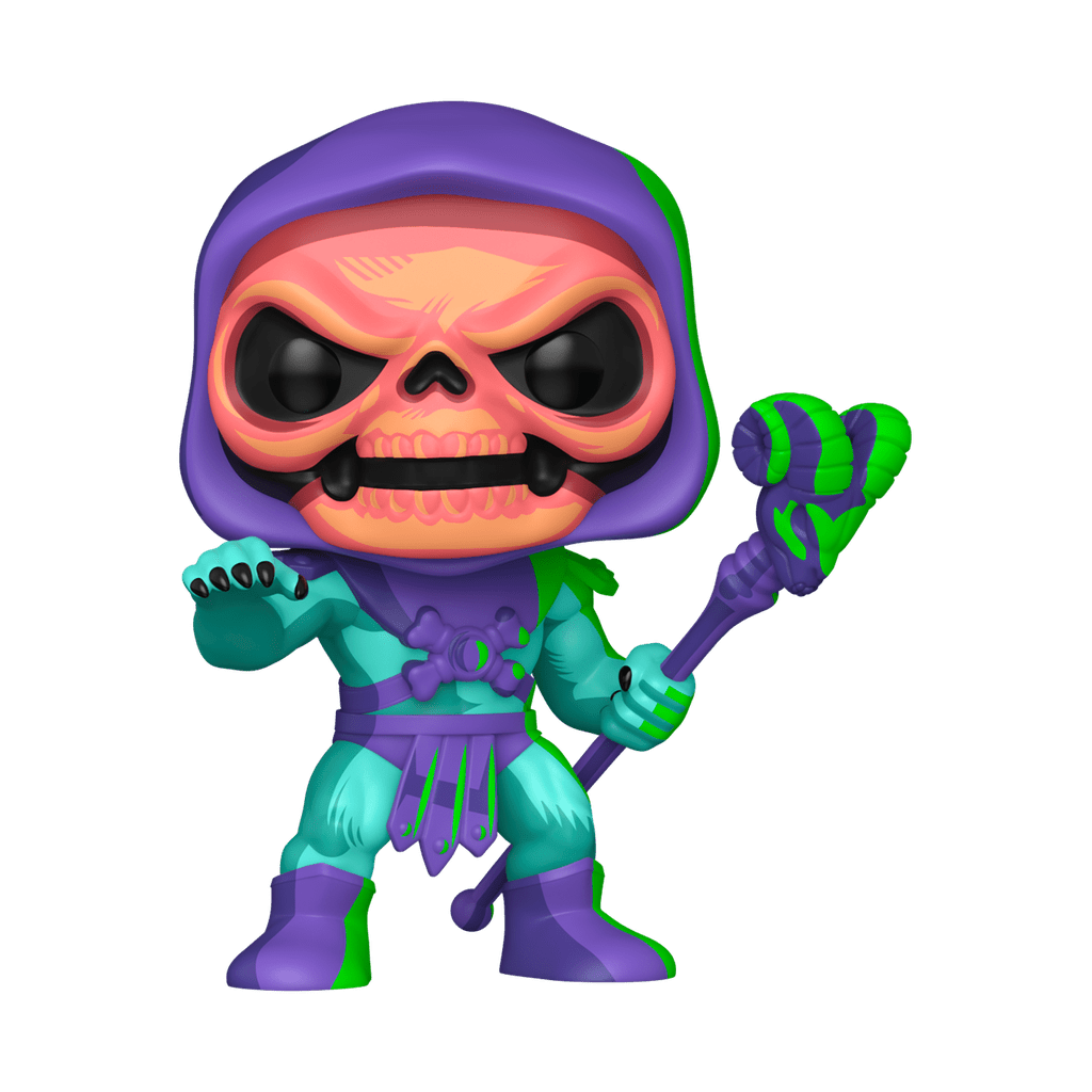 *Pre - order* MotU - Skeletor (Retro Neon Deco) Pop! Vinyl (ETA November) - Gametraders Modbury Heights