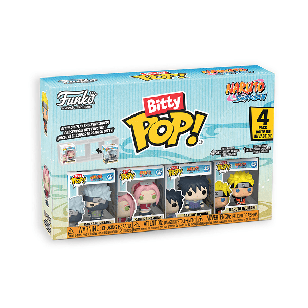 *Pre - order* Naruto Team 7 Bitty Pop! 4PK (ETA November) - Gametraders Modbury Heights