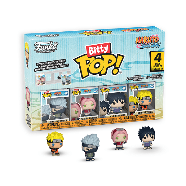 *Pre - order* Naruto Team 7 Bitty Pop! 4PK (ETA November) - Gametraders Modbury Heights