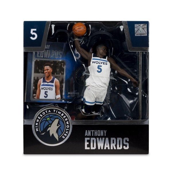 *Pre-order* NBA – Anthony Edwards (Minnesota Timberwolves) Posed Figure (ETA August) - Gametraders Modbury Heights