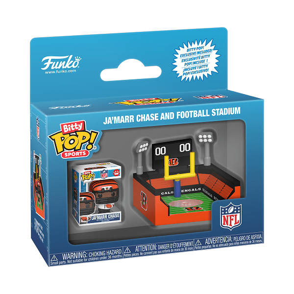 *Pre-order* NFL: Bengals - Ja'Marr Chase Bitty Pop! Arena (ETA July) - Gametraders Modbury Heights