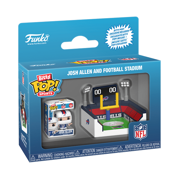 *Pre-order* NFL: Bills - Josh Allen Bitty Pop! Arena (ETA July) - Gametraders Modbury Heights