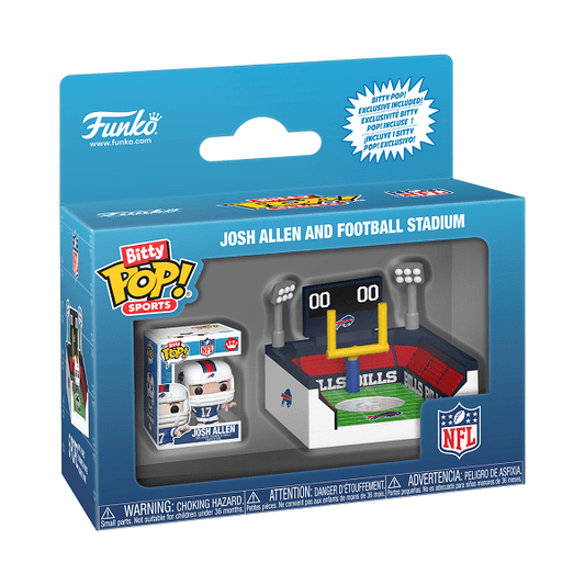 *Pre-order* NFL: Bills - Josh Allen Bitty Pop! Arena (ETA July) - Gametraders Modbury Heights