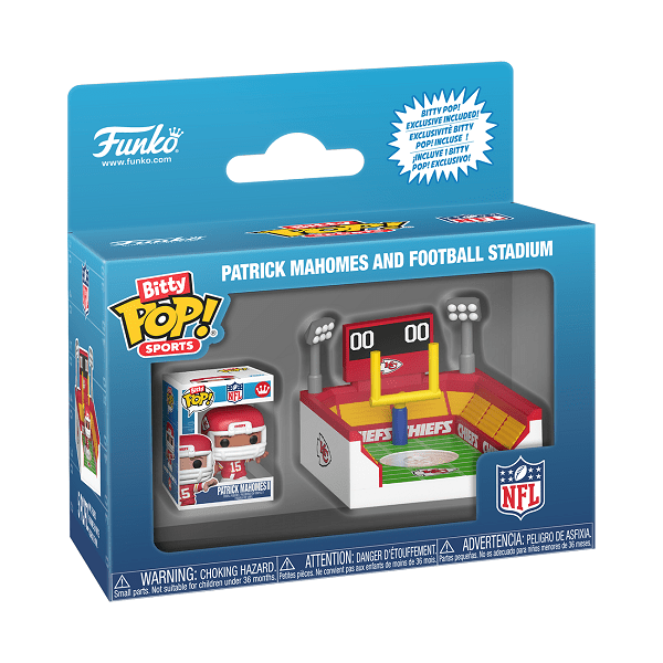 *Pre-order* NFL: Chiefs - Patrick Mahomes Bitty Pop! Arena (ETA July) - Gametraders Modbury Heights