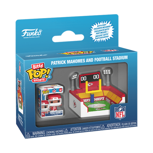 *Pre-order* NFL: Chiefs - Patrick Mahomes Bitty Pop! Arena (ETA July) - Gametraders Modbury Heights