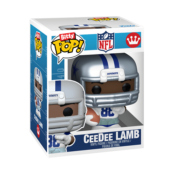 *Pre-order* NFL: Cowboys - CeeDee Lamb Bitty Pop! Arena (ETA July) - Gametraders Modbury Heights