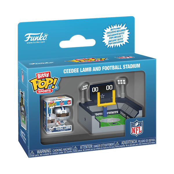 *Pre-order* NFL: Cowboys - CeeDee Lamb Bitty Pop! Arena (ETA July) - Gametraders Modbury Heights