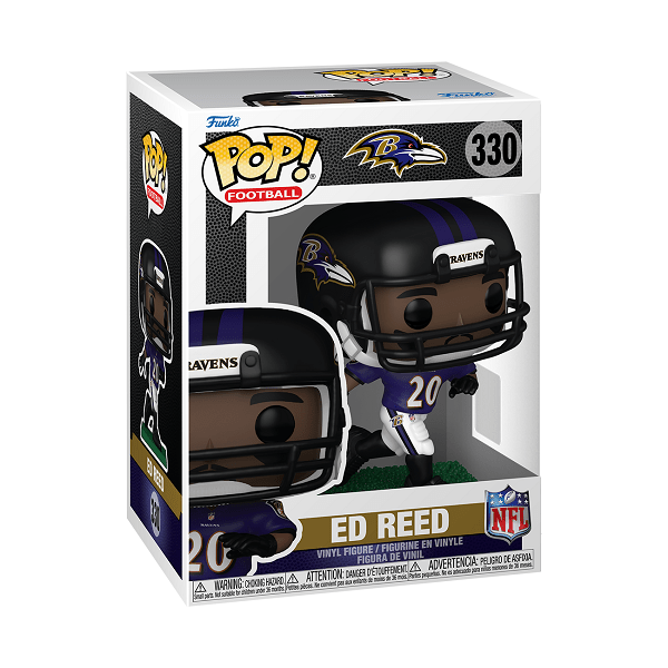 *Pre - order* NFL: Legends - Ed Reed (Ravens) Pop! Vinyl (ETA October) - Gametraders Modbury Heights