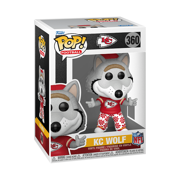*Pre-order* NFL: Mascots - Kansas Chiefs Wolf Pop! Vinyl (ETA August) - Gametraders Modbury Heights