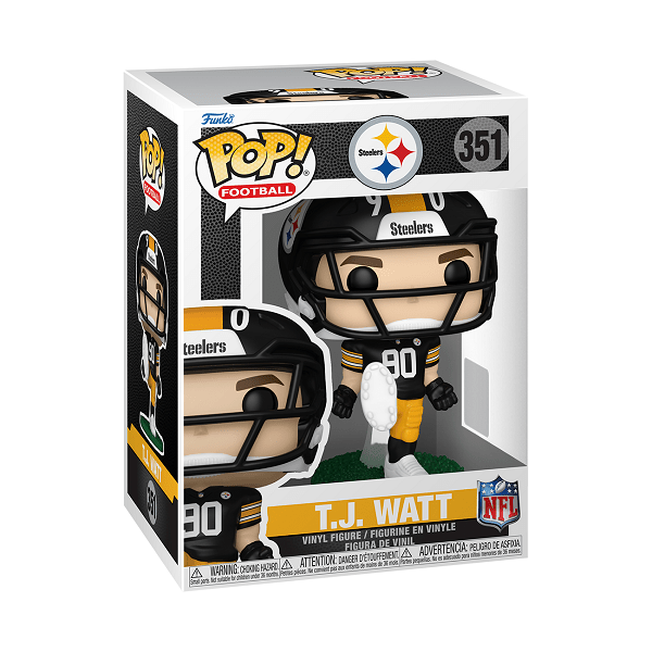 *Pre-order* NFL: Steelers - T.J. Watt Pop! Vinyl (ETA August) - Gametraders Modbury Heights