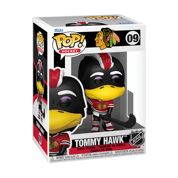 *Pre-order* NHL: Mascots - Chicago Tommy Hawk Pop! Vinyl (ETA October) - Gametraders Modbury Heights