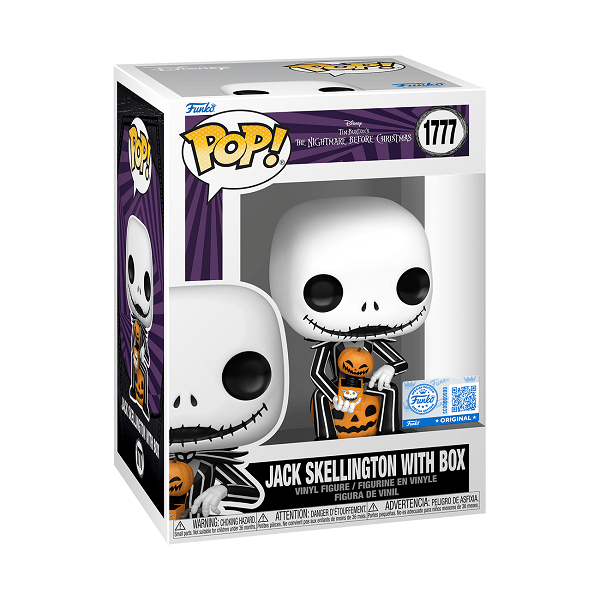 *Pre-order* Nightmare Before Christmas - Jack Skellington w/Box Pop! Vinyl (ETA July) - Gametraders Modbury Heights