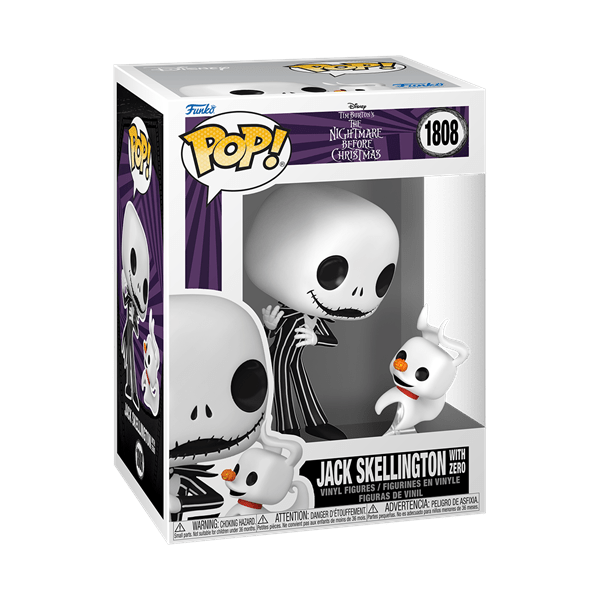 *Pre-order* Nightmare Before Christmas - Jack & Zero Pop! Vinyl (ETA September) - Gametraders Modbury Heights