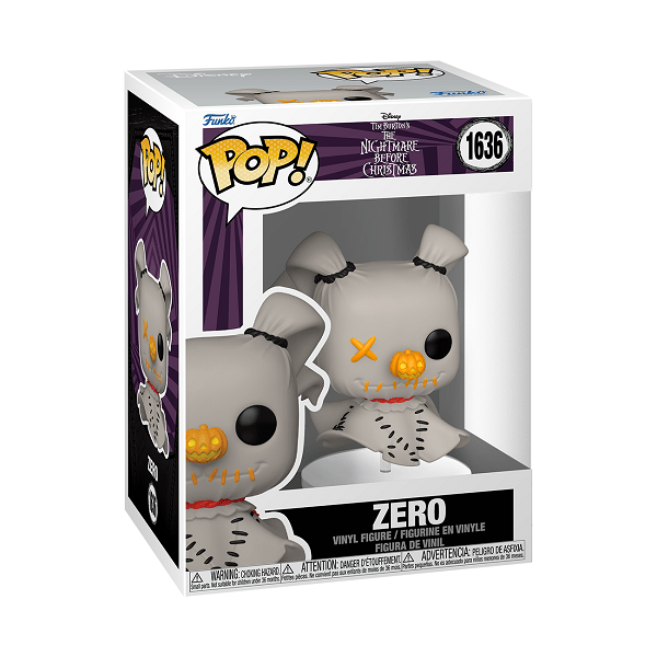 *Pre - order* Nightmare Before Christmas - Zero Patchwork Pop! Vinyl (ETA October) - Gametraders Modbury Heights