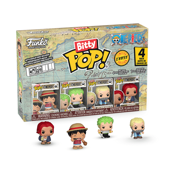 *Pre - order* One Piece - Luffy Bitty Pop! 4 - Pack (ETA September) - Gametraders Modbury Heights