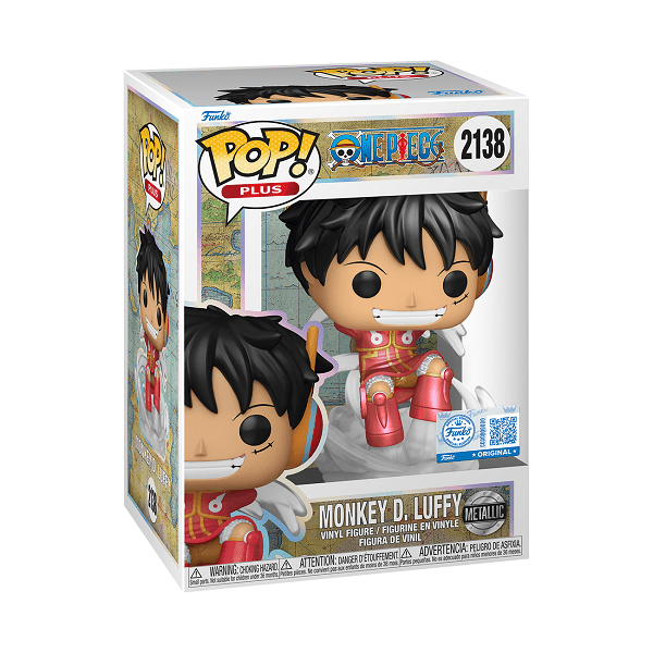 *Pre - order* One Piece - Luffy (Egghead) Metallic Pop! Vinyl (ETA October) - Gametraders Modbury Heights
