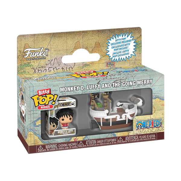 *Pre - order* One Piece - Luffy w/Going Merry Bitty Pop! Ride (ETA November) - Gametraders Modbury Heights