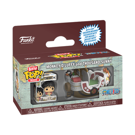 *Pre-order* One Piece - Luffy w/Thousand Sunny Bitty Pop! Ride (ETA May) - Gametraders Modbury Heights