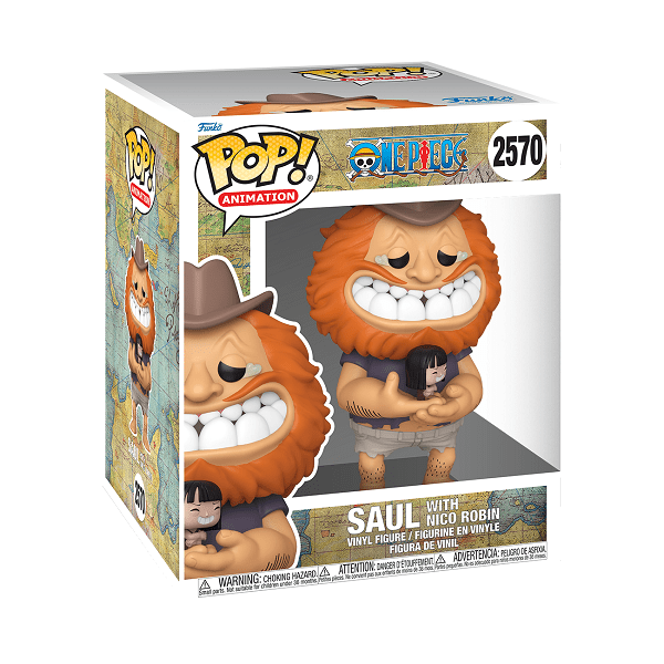 *Pre-order* One Piece - Saul w/Robin 6" Pop! Vinyl (ETA October) - Gametraders Modbury Heights
